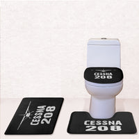 Thumbnail for Cessna 208 & Plane Designed Toilet Seat Cover Three-piece Set