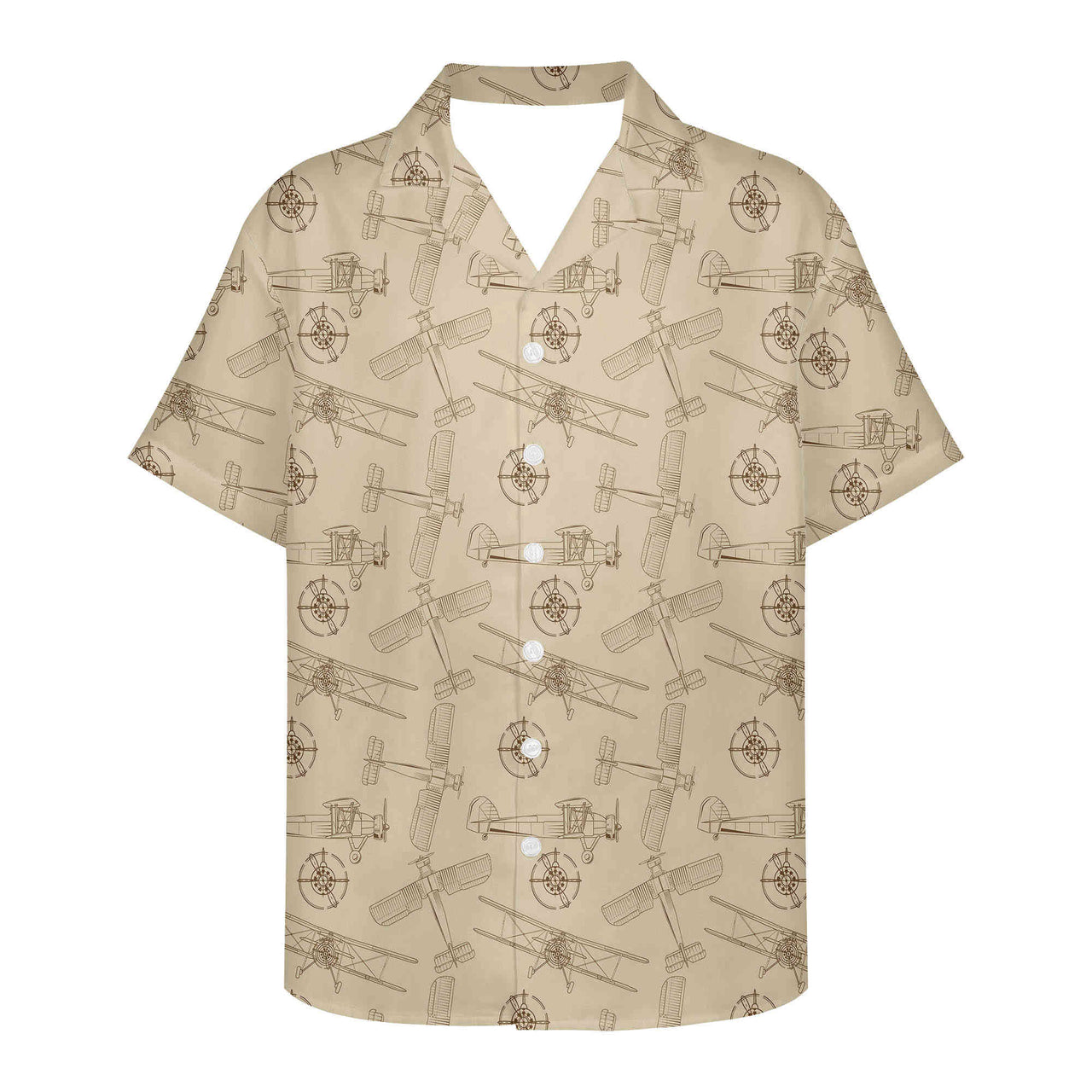 Very Cool Vintage Planes Designed 3D Hawaiian Shirts