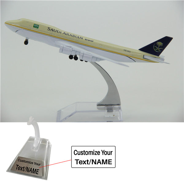 Saudi Arabian Boeing 747 Airplane Model (16CM)