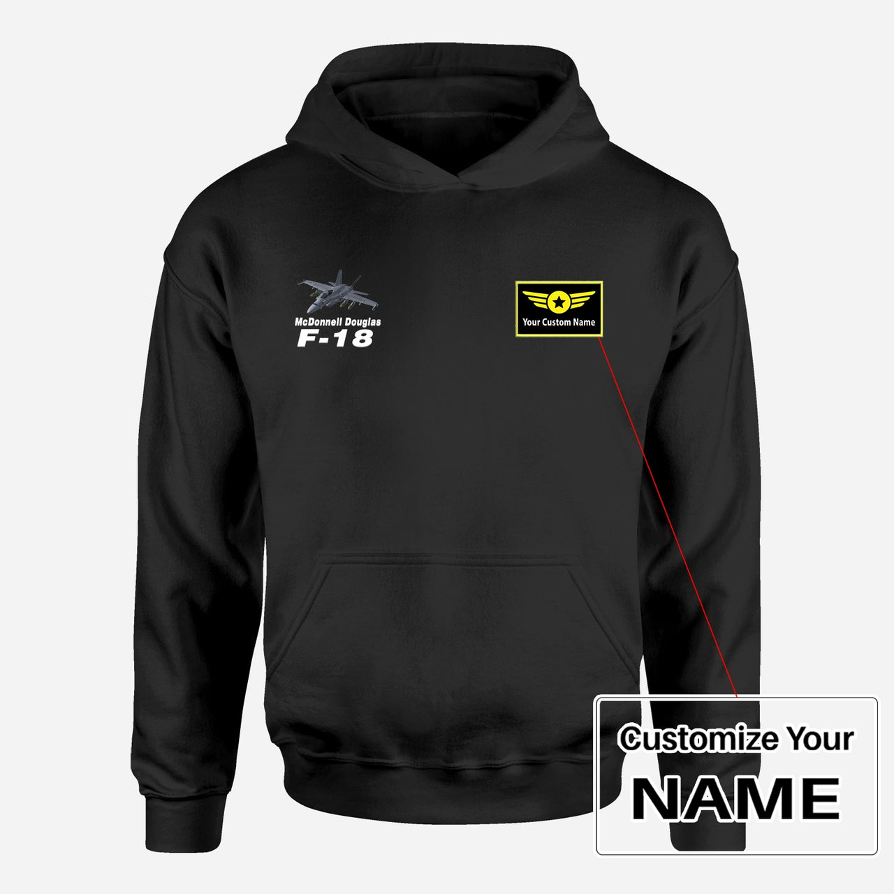 The McDonnell Douglas F18 Designed Hoodies