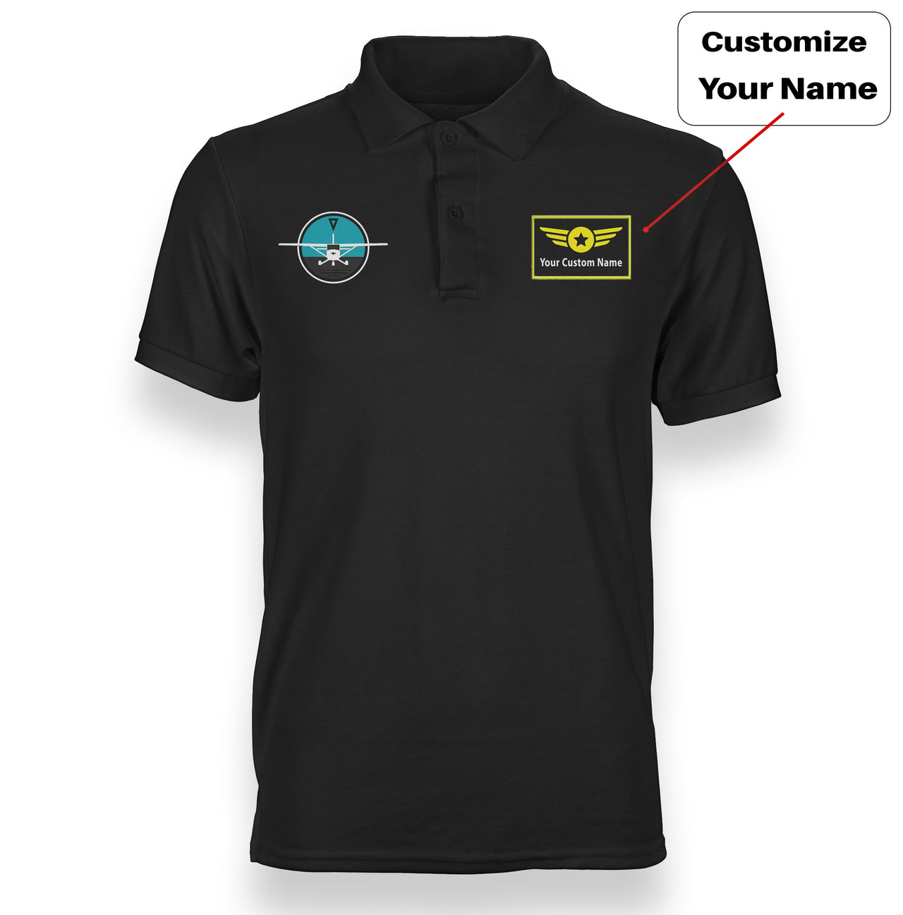 Cessna & Gyro Designed "WOMEN" Polo T-Shirts