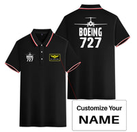 Thumbnail for Boeing 727 & Plane Designed Stylish Polo T-Shirts (Double-Side)