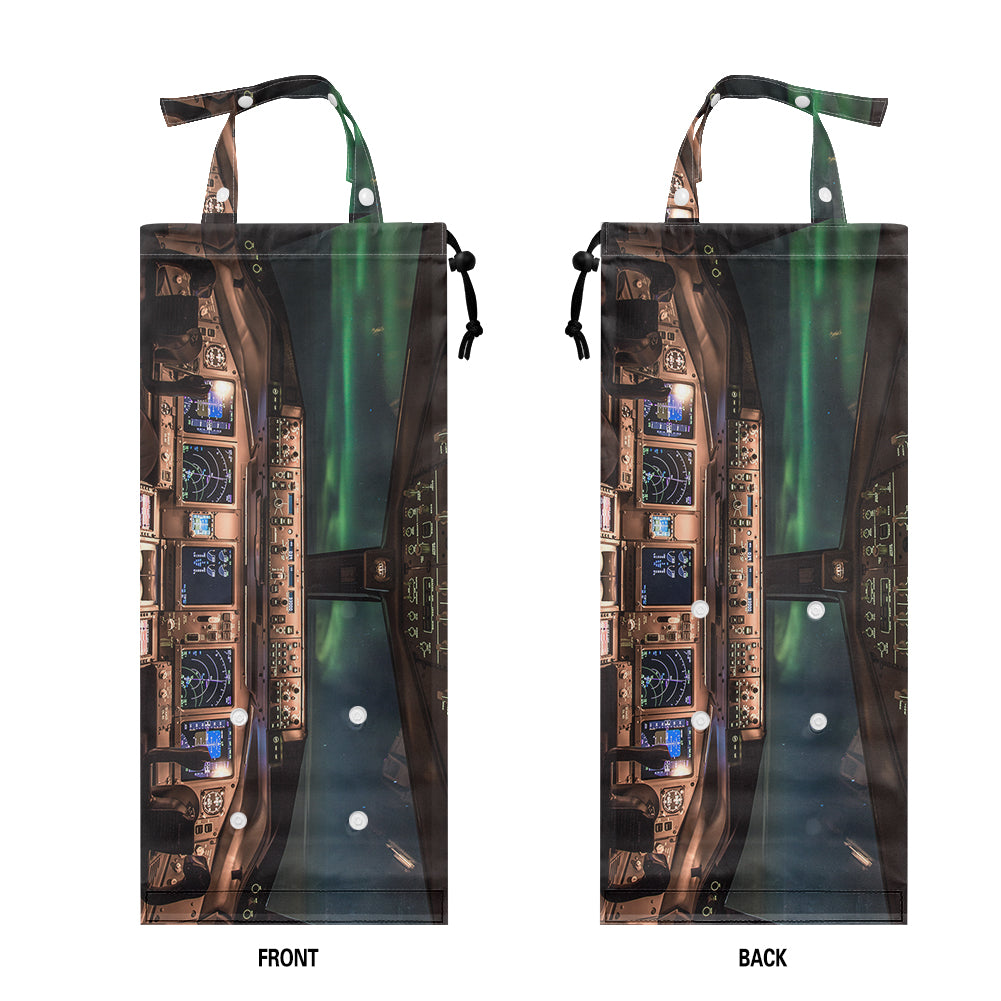 Boeing 777 Cockpit-Horizontal Designed Car Folding Garbage Bags