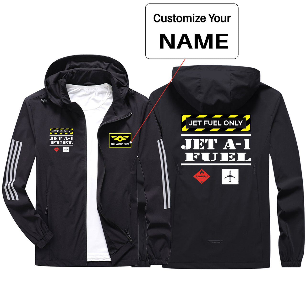 Jet Fuel Only Sport & Running Jackets