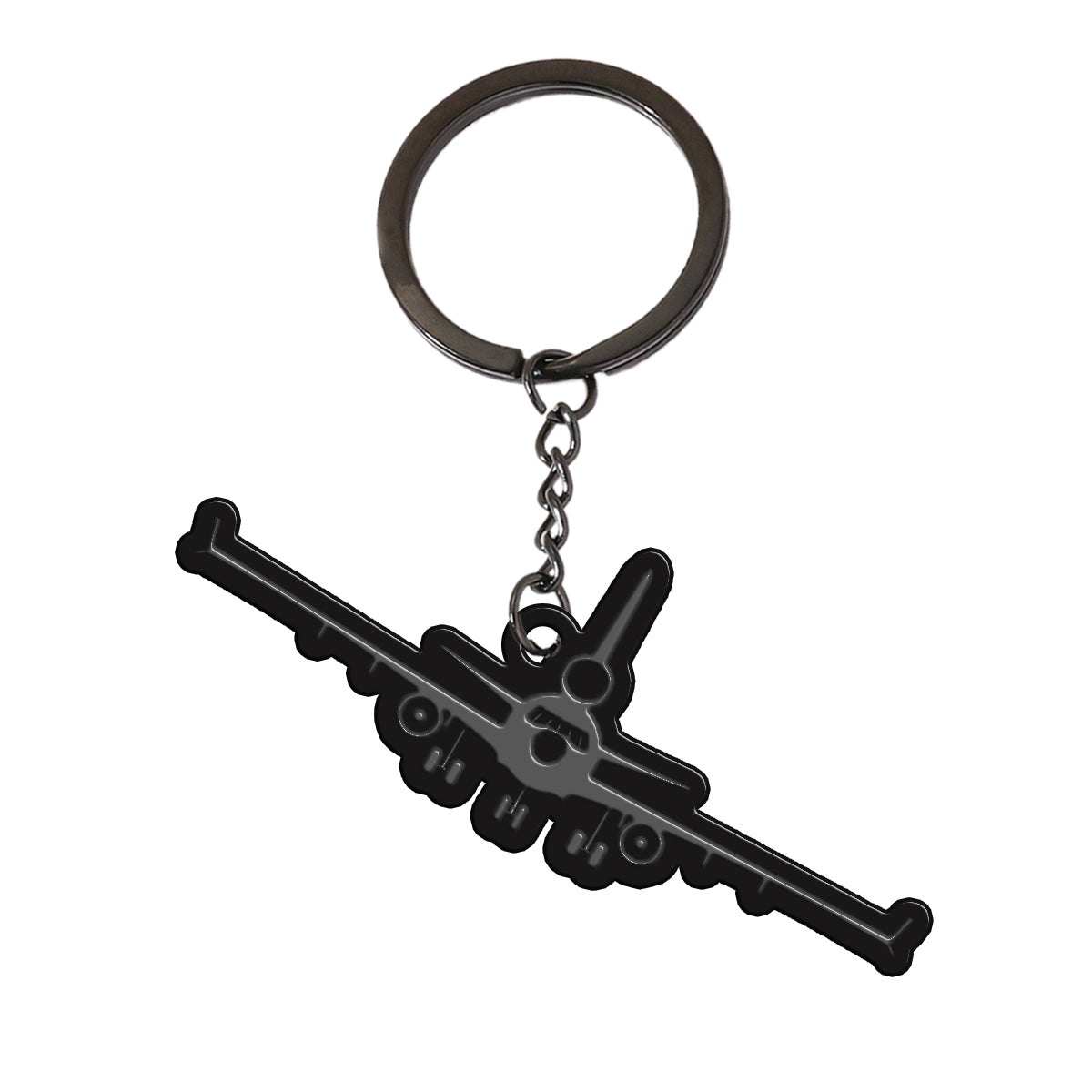McDonnell Douglas MD-11 Silhouette Plane Designed Hollow Key Chains