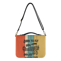 Thumbnail for Colourful Born To Fly 2 Designed PU Accessories Bags Strap Style