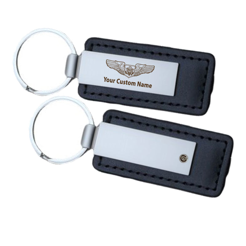 Custom Name (Special US Air Force) Faux Leather Key Chains