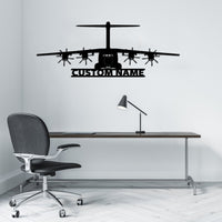 Thumbnail for Airbus A400M Silhouette Designed Wall Metal Signs