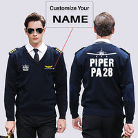 Thumbnail for Piper PA28 & Plane Designed Wool Pilot Sweaters