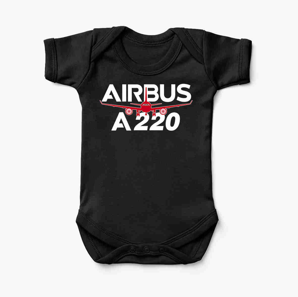 Amazing Airbus A220 Designed Baby Bodysuits