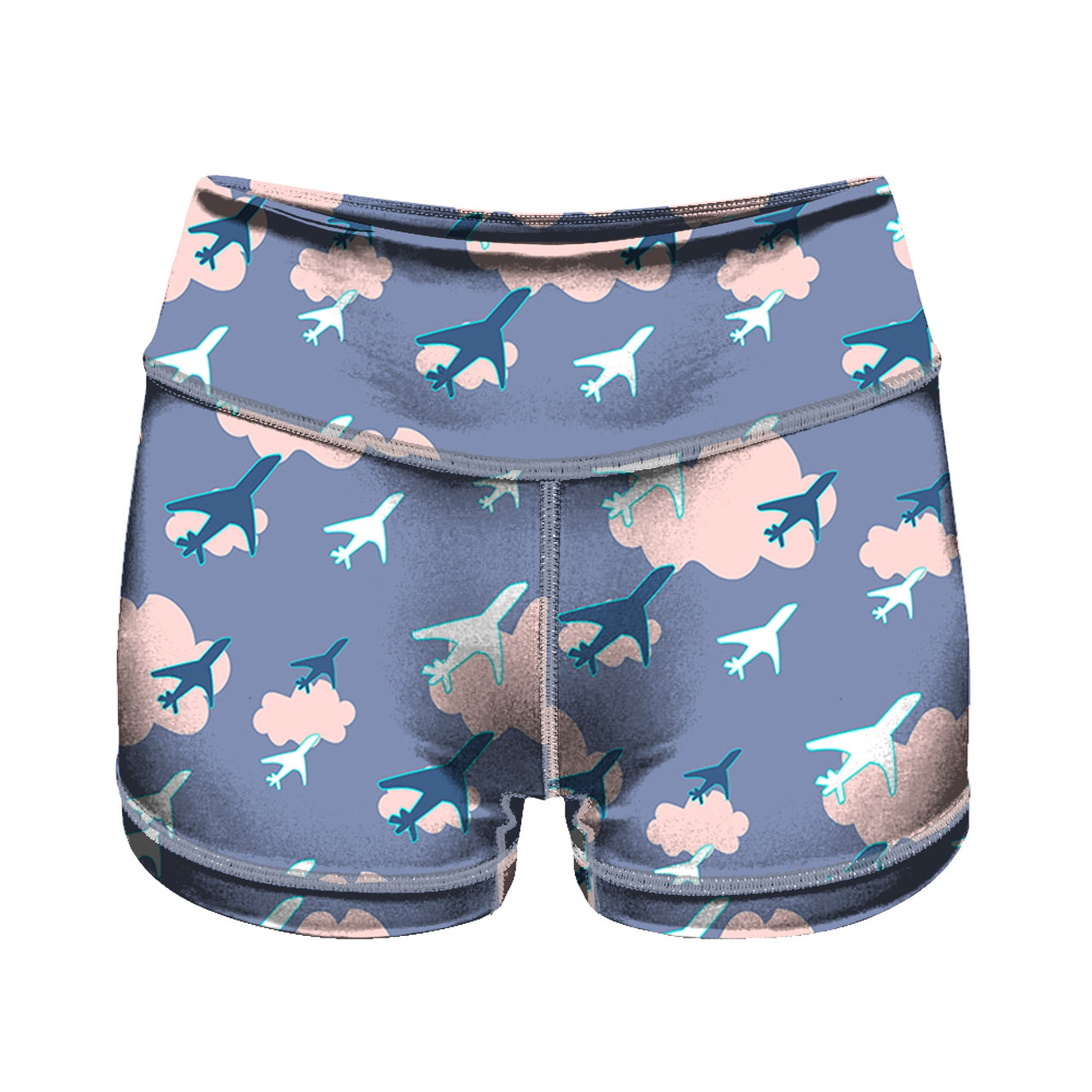 Cool & Super Airplanes (Vol2) Designed Women Yoga Shorts Pants