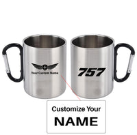 Thumbnail for 757 Flat Text Designed Stainless Steel Outdoors Mugs