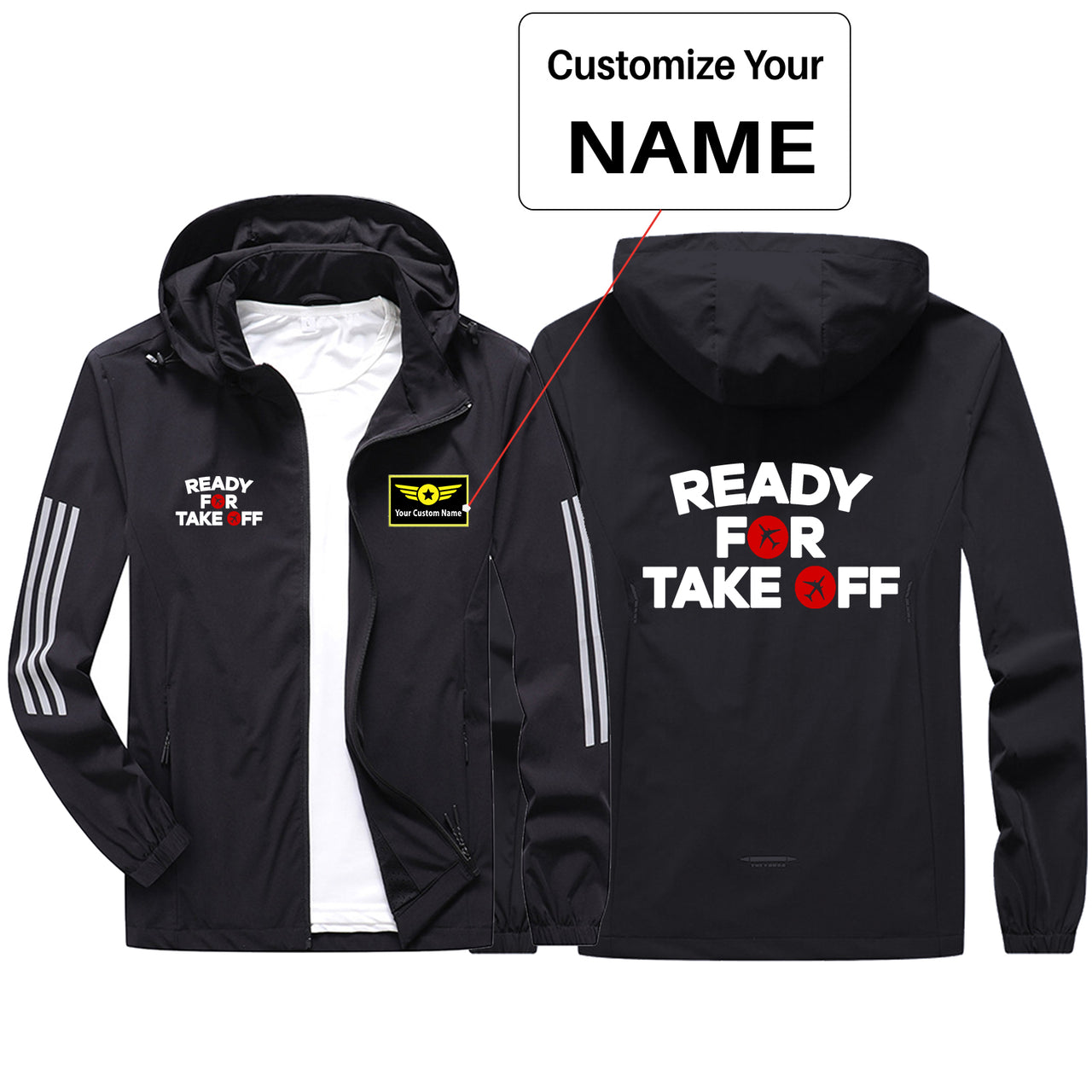Ready For Takeoff Sport & Running Jackets