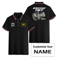 Thumbnail for Boeing 787 & GENX Engine Designed Stylish Polo T-Shirts (Double-Side)