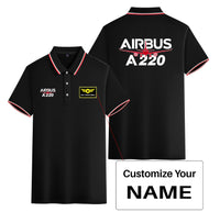 Thumbnail for Amazing Airbus A220 Designed Stylish Polo T-Shirts (Double-Side)