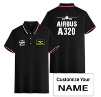 Thumbnail for Airbus A320 & Plane Designed Stylish Polo T-Shirts (Double-Side)