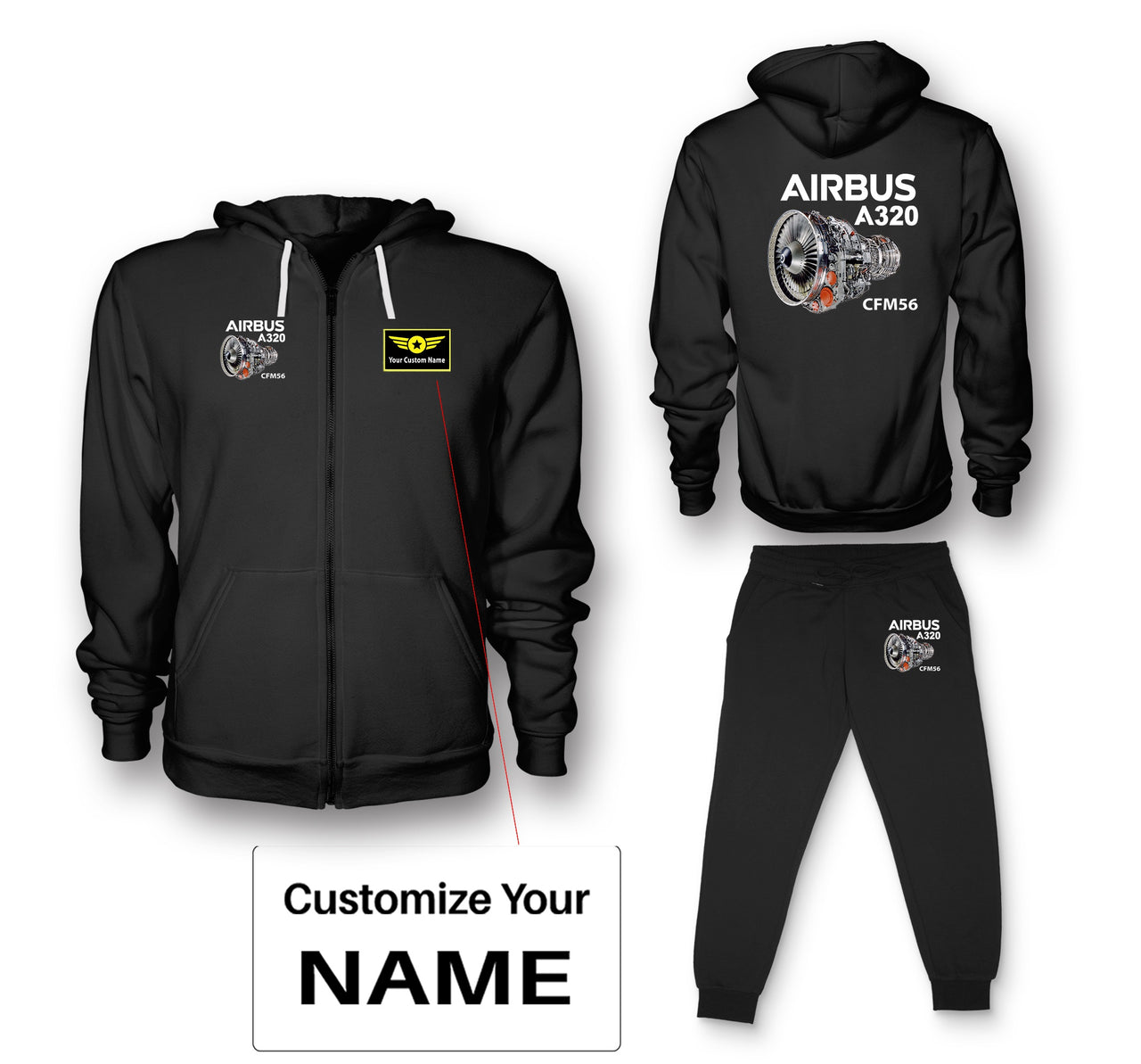 A320 pilot hoodie from Aviation Shop