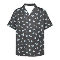 Thumbnail for Paper Airplanes (Gray) Designed 3D Hawaiian Shirts
