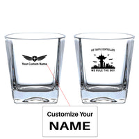 Thumbnail for Air Traffic Controllers - We Rule The Sky Designed Whiskey Glass