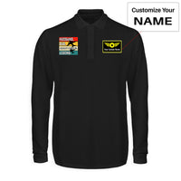 Thumbnail for Husband & Dad & Aircraft Mechanic & Legend Designed Long Sleeve Polo T-Shirts