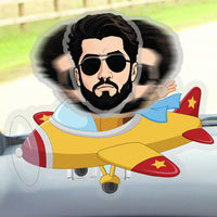 Thumbnail for Cartoon Airplane Custom Automatic Shaking Head Decorations Personalized Acrylic