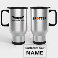 Thumbnail for Spotter Designed Travel Mugs (With Holder)