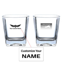 Thumbnail for Airbus A350XWB & Dots Designed Whiskey Glass