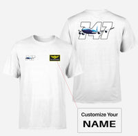 Thumbnail for Super Boeing 747 Designed Double-Side T-Shirts