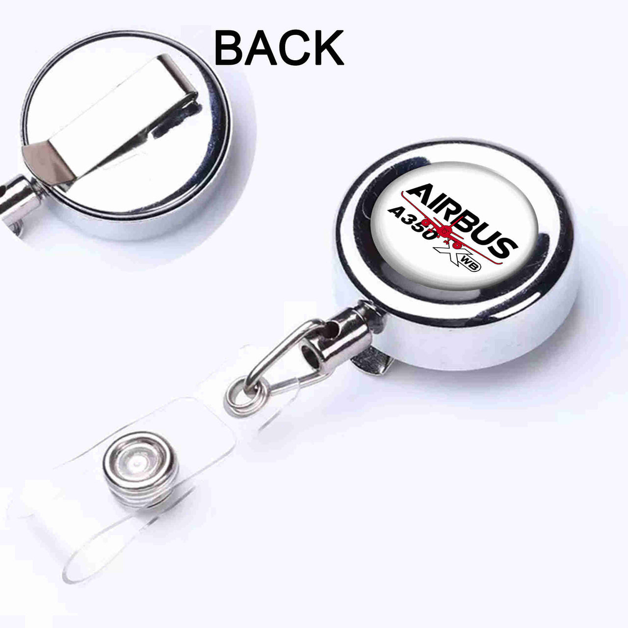 Amazing Airbus A350 XWB Designed Retractable ID Card Badge