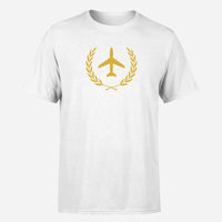 Thumbnail for Leaf & Airplane Design Super Quality T-Shirts