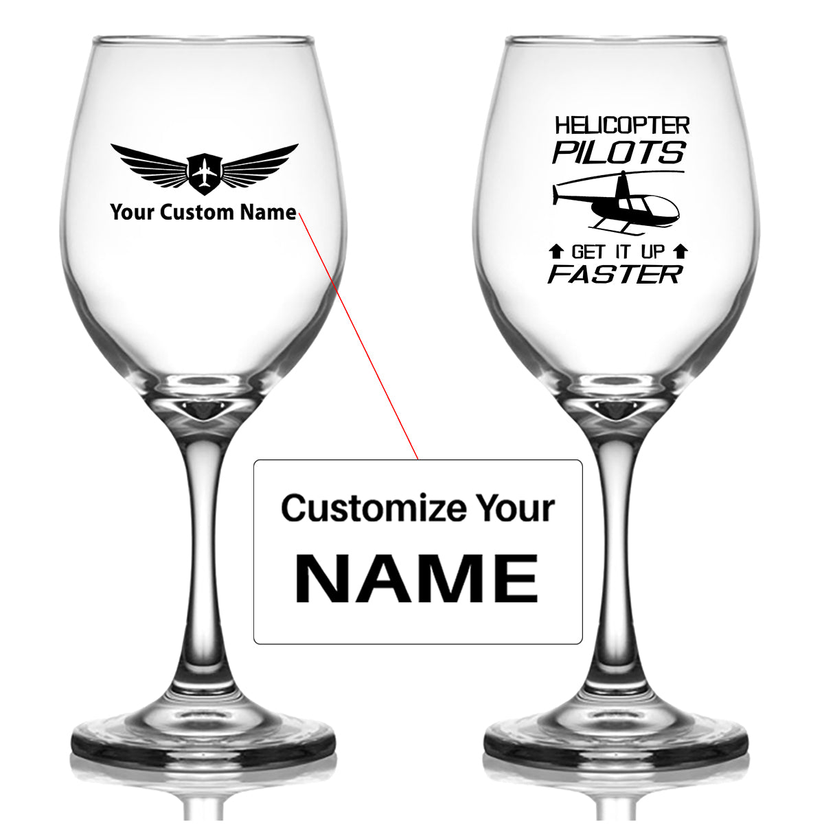 Helicopter Pilots Get It Up Faster Designed Wine Glasses