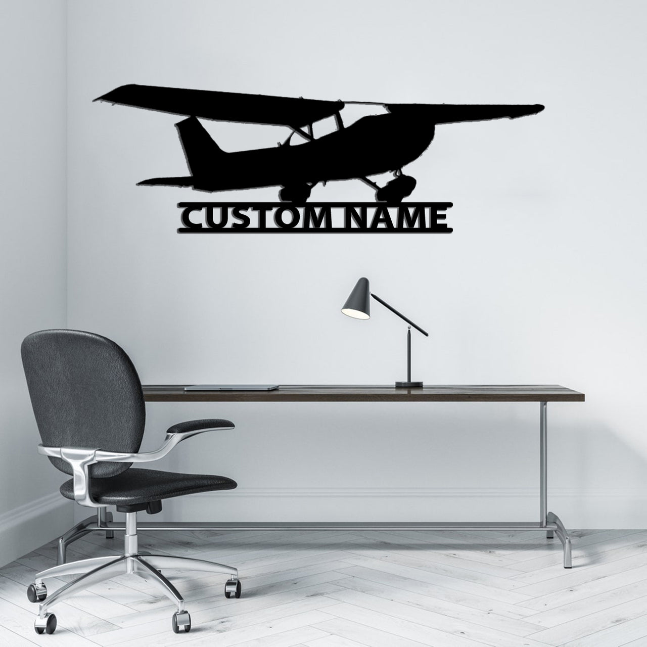 The Cessna 172 Designed Wall Metal Signs