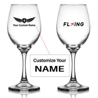 Thumbnail for Flying Designed Wine Glasses