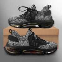 Thumbnail for Dark Coloured Airplanes Designed Fashion Running Shoes