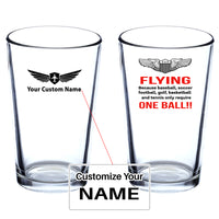 Thumbnail for Flying One Ball Designed Beer & Water Glasses