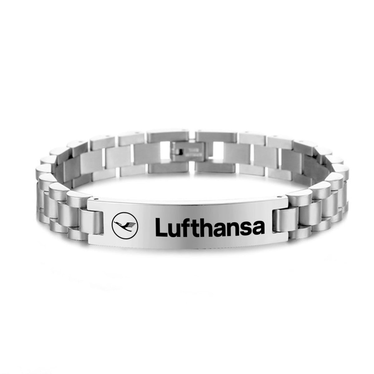 Lufthansa Airlines Designed Stainless Steel Chain Bracelets