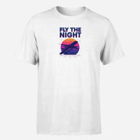 Thumbnail for Fly The Night Design Super Quality T-Shirts