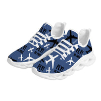 Thumbnail for Fly Be Free Blue Designed Sports Running Jogging Shoes