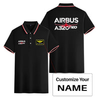 Thumbnail for Amazing Airbus A320neo Designed Stylish Polo T-Shirts (Double-Side)