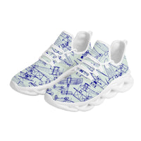 Thumbnail for Amazing Drawings of Old Aircrafts Designed Sports Running Jogging Shoes