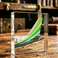 Thumbnail for Binter Canarias Airlines Tail Logo Crystal Ornament