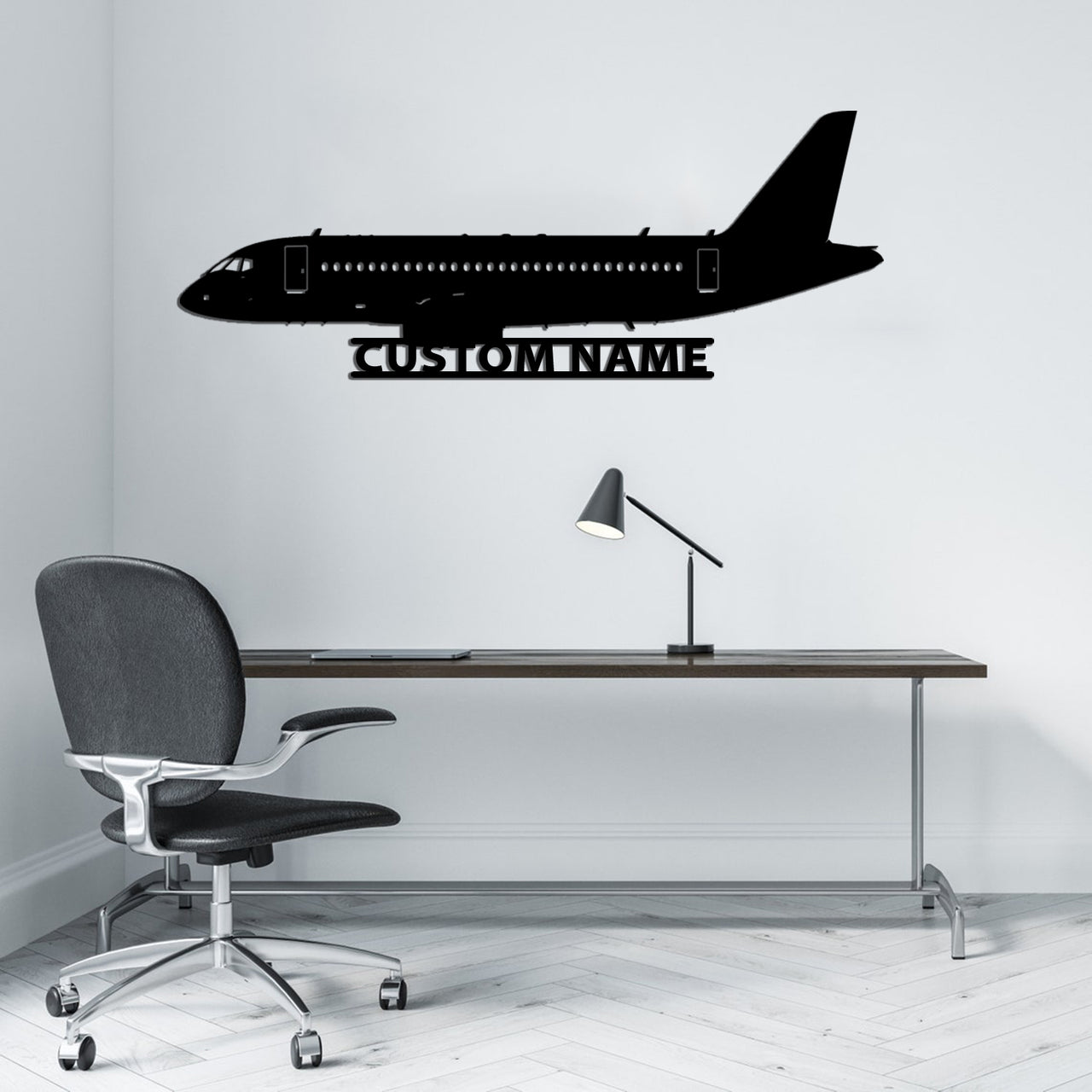 Sukhoi Superjet 100 Designed Wall Metal Signs