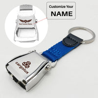 Thumbnail for Cargolux Airplane Seat Belt Key Chains