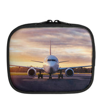 Thumbnail for Face to Face with Boeing 737-800 During Sunset (2) Designed Travel & Medical Storage Bags