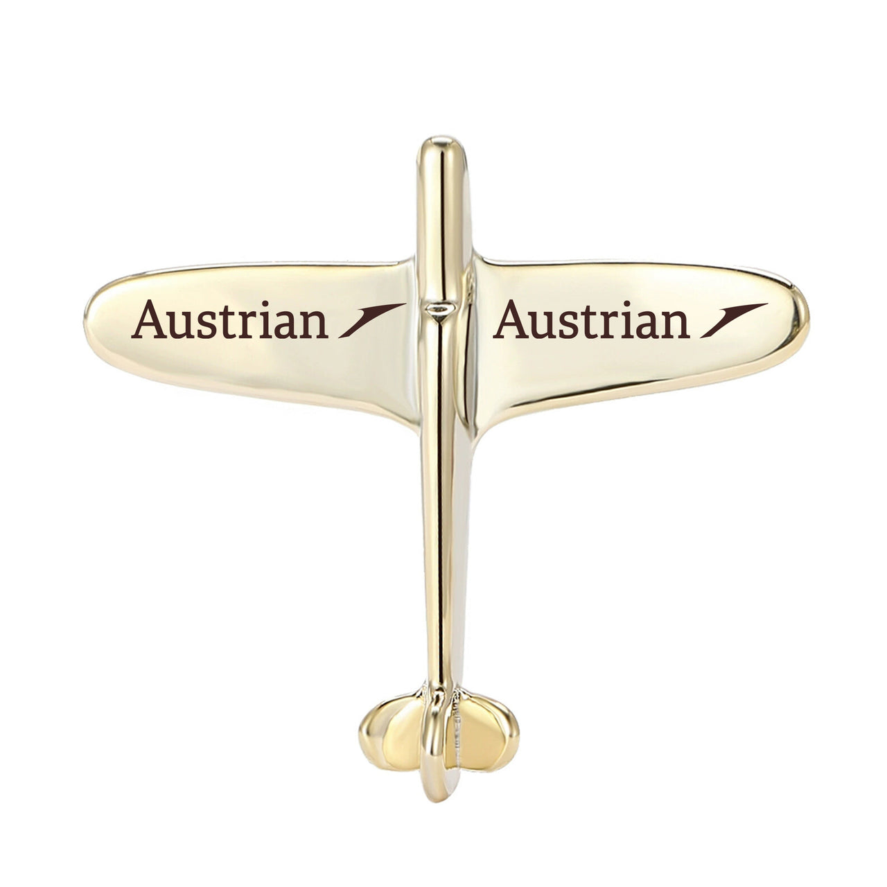Austrian Airlines Designed Airplane Shape Brooches
