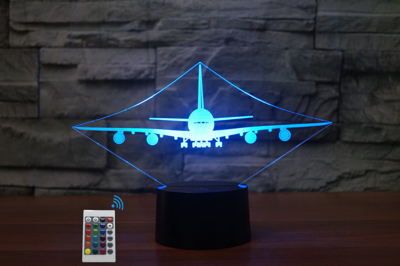 Airbus A380 Designed 3D Lamps