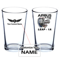 Thumbnail for Airbus A320neo & Leap 1A Designed Beer & Water Glasses