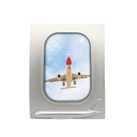Thumbnail for Beautiful Airbus A330 on Approach copy Designed Airplane Window Photo Frame