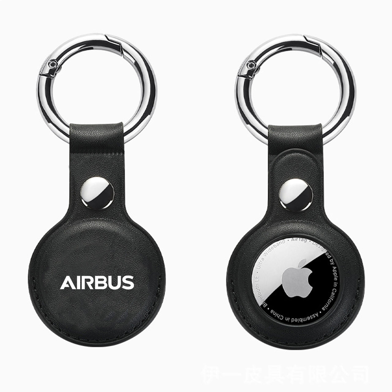 Airbus & Text Design Airtags Leather Cases
