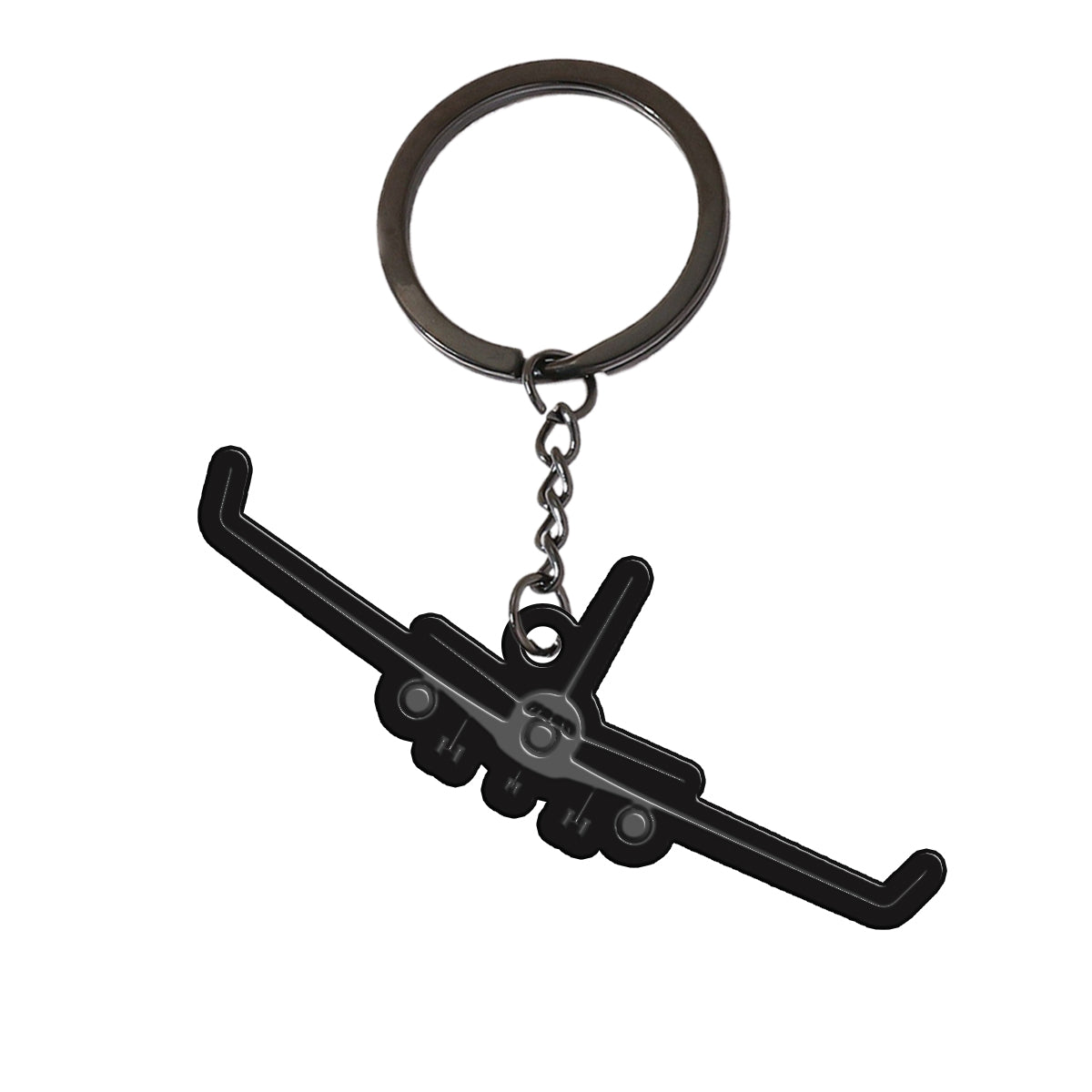 Boeing 767 Silhouette Designed Hollow Key Chains